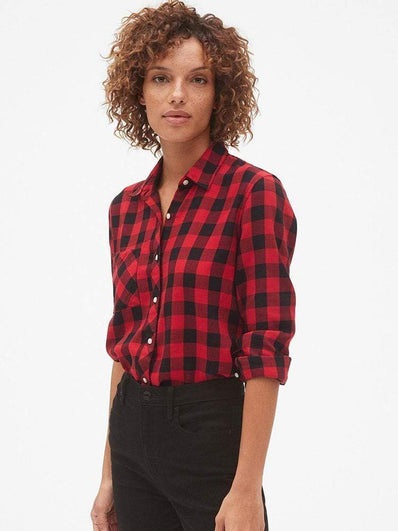 Drapey Plaid Shirt