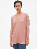 Long Sleeve V-Neck Top