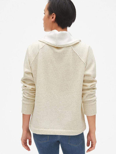 Funnel-Neck Sweatshirt