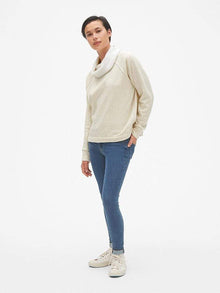 Funnel-Neck Sweatshirt