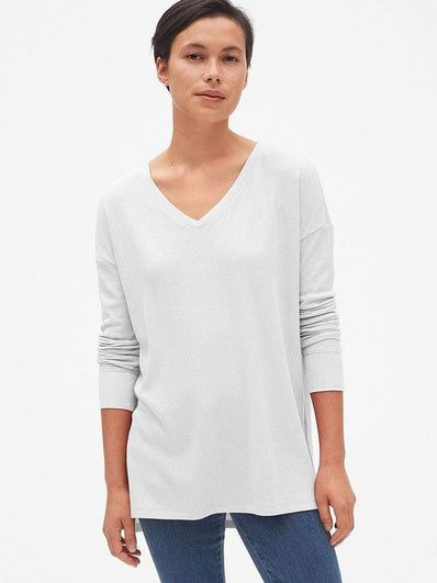 Long Sleeve V-Neck Top